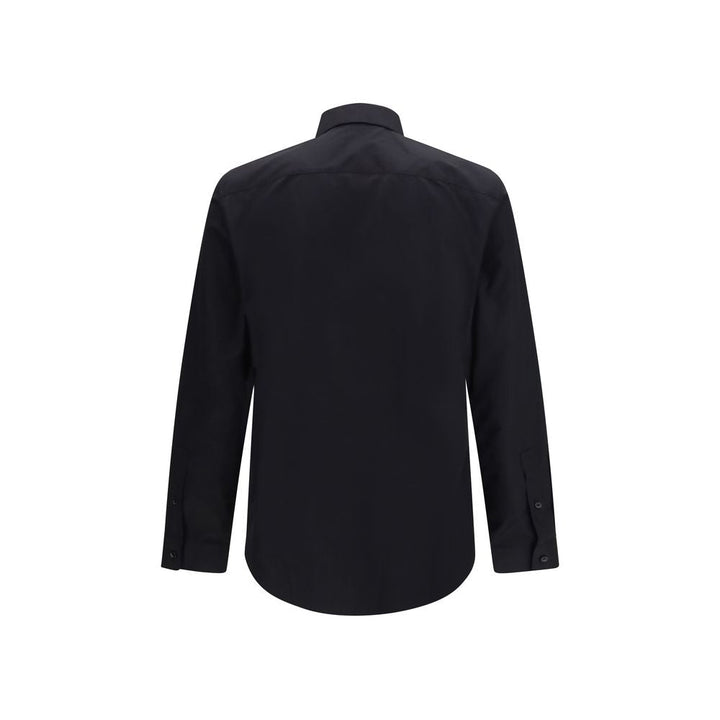 Men’s Burberry Black Cotton Dress Shirt