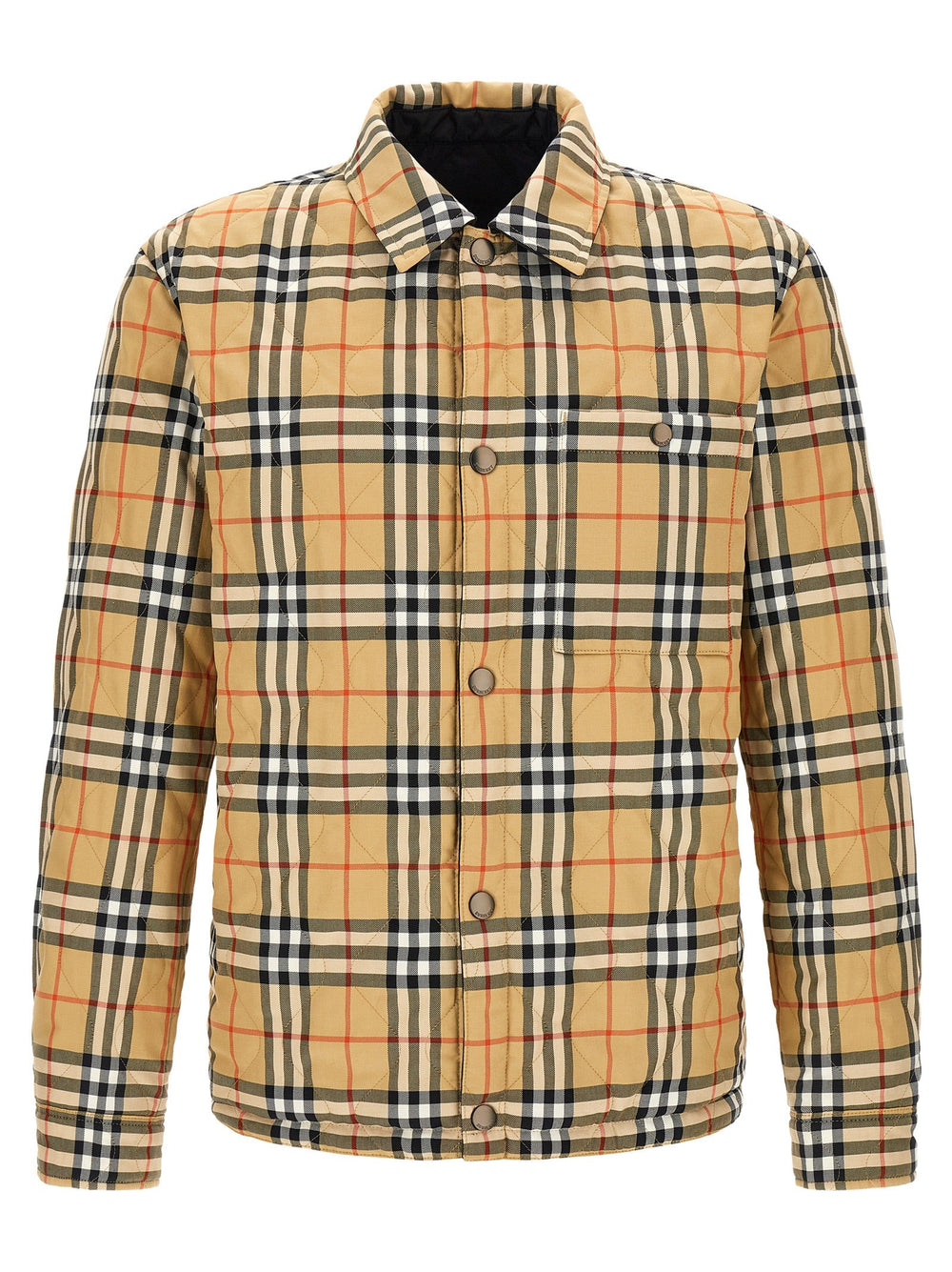 Men’s Burberry Black Polyamide Full-length Jacket