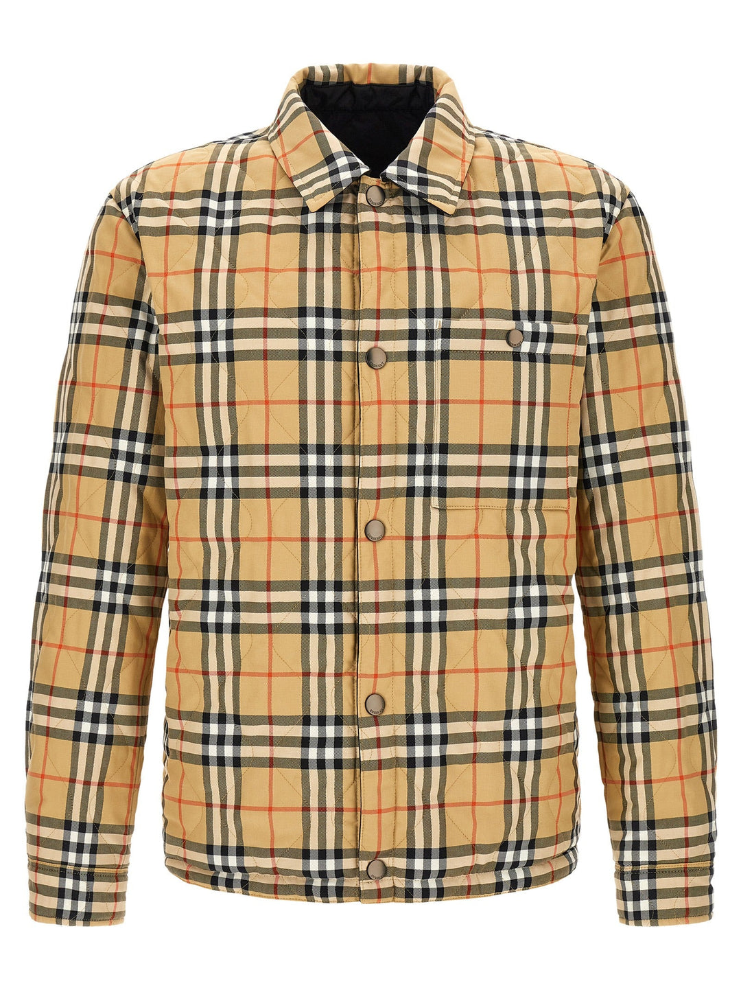 Men’s Burberry Black Polyamide Full-length Jacket