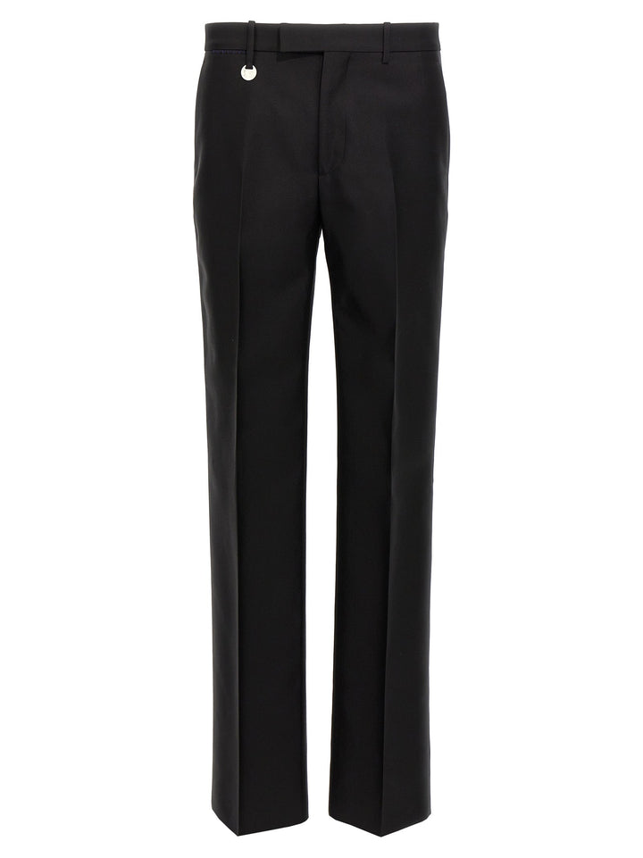 Men’s Burberry Black Virgin Wool Dress Pants