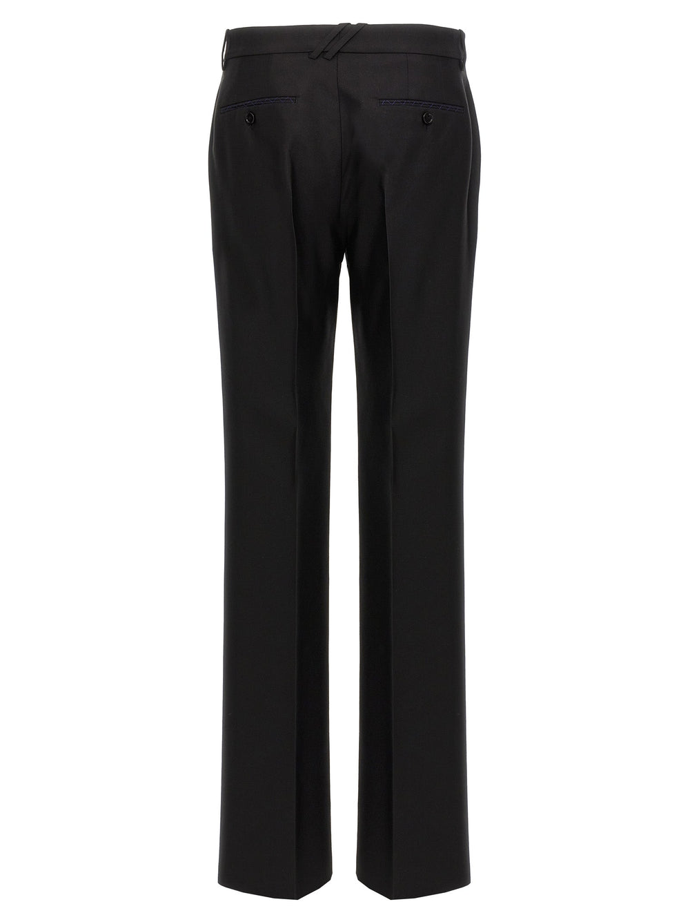 Men’s Burberry Black Virgin Wool Dress Pants