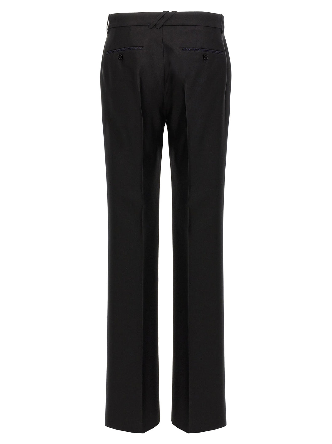 Men’s Burberry Black Virgin Wool Dress Pants