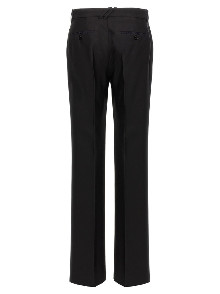Men’s Burberry Black Virgin Wool Dress Pants