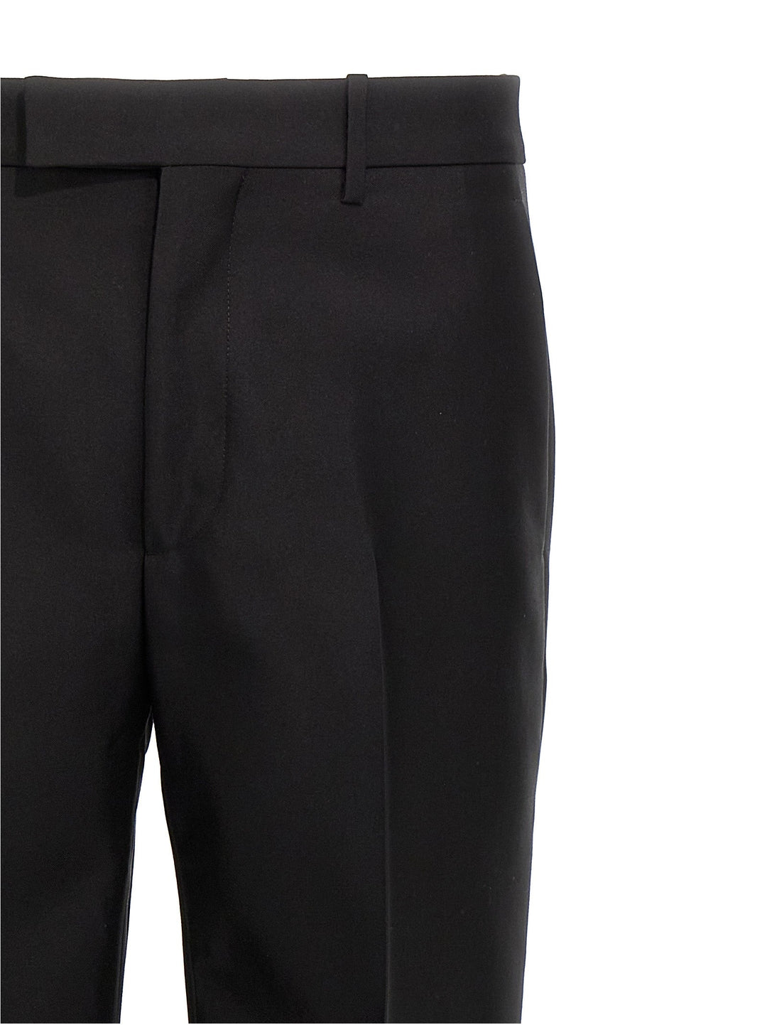 Men’s Burberry Black Virgin Wool Dress Pants