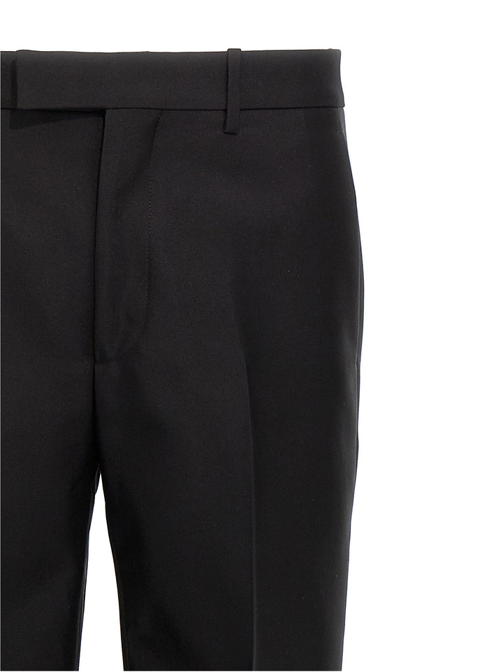Men’s Burberry Black Virgin Wool Dress Pants