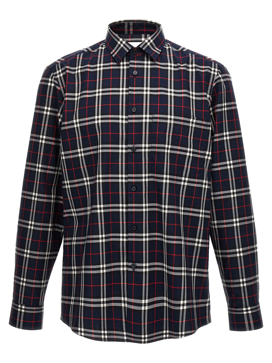Burberry Blue Cotton Blouse