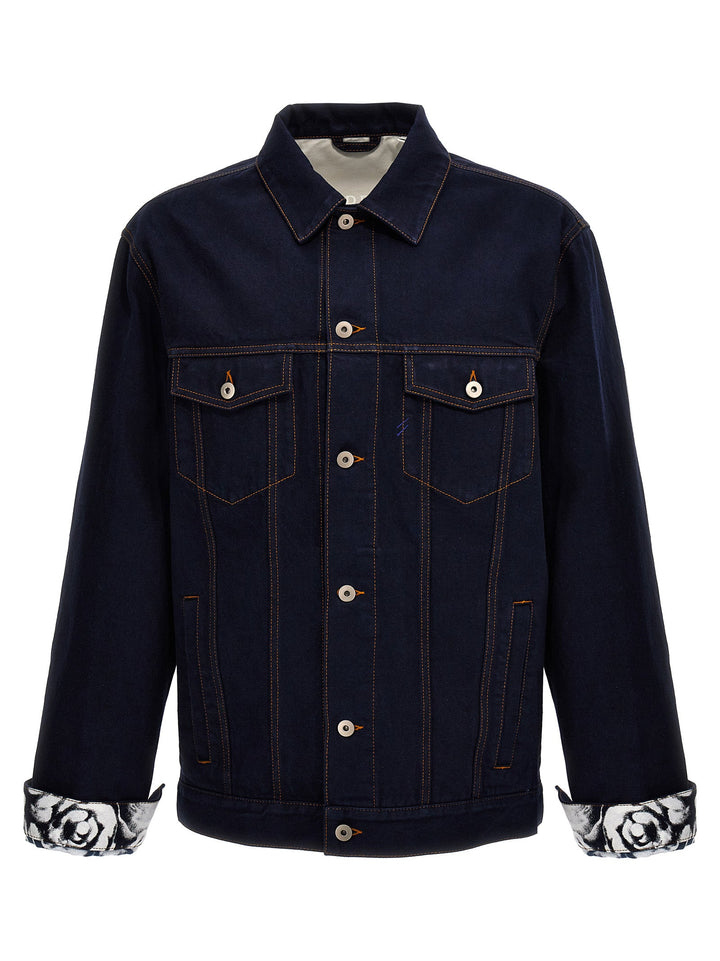 Men’s Burberry Blue Cotton Denim Jacket