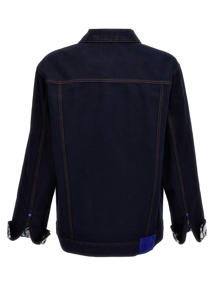 Men’s Burberry Blue Cotton Denim Jacket