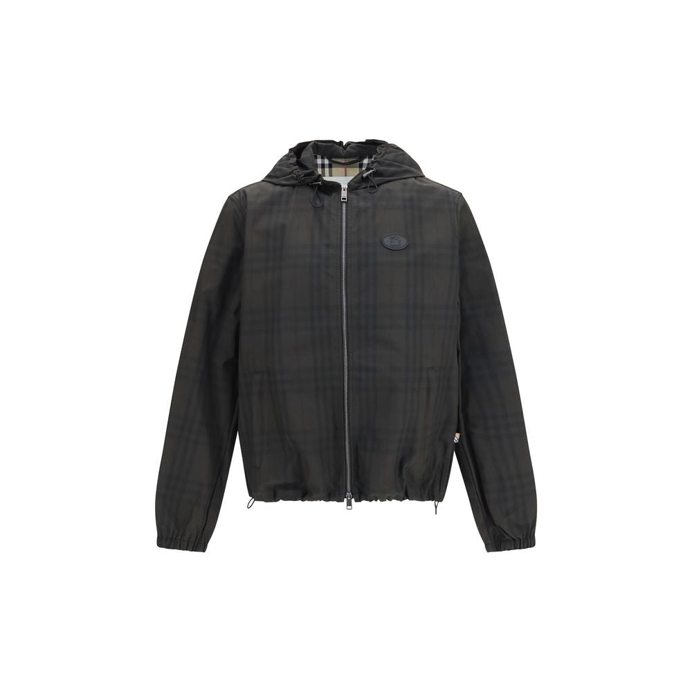 Men’s Burberry Brown Cotton Shell Jacket