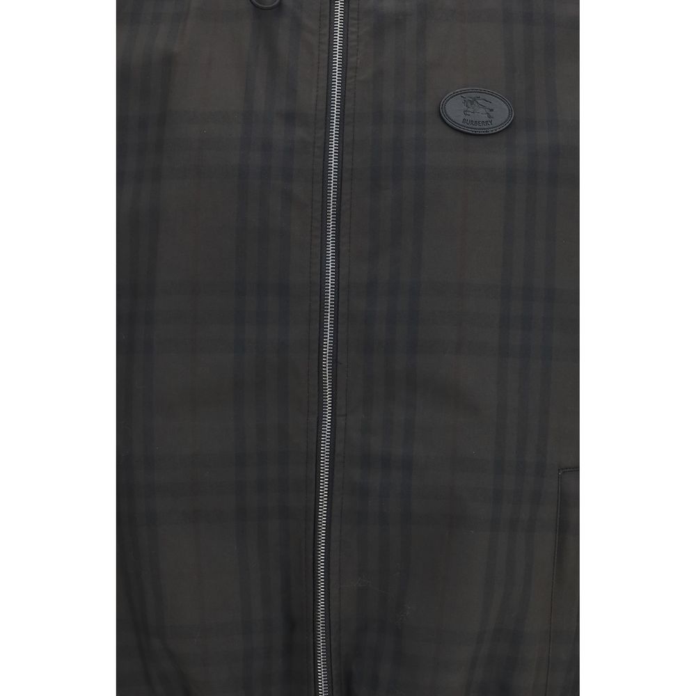 Men’s Burberry Brown Cotton Shell Jacket