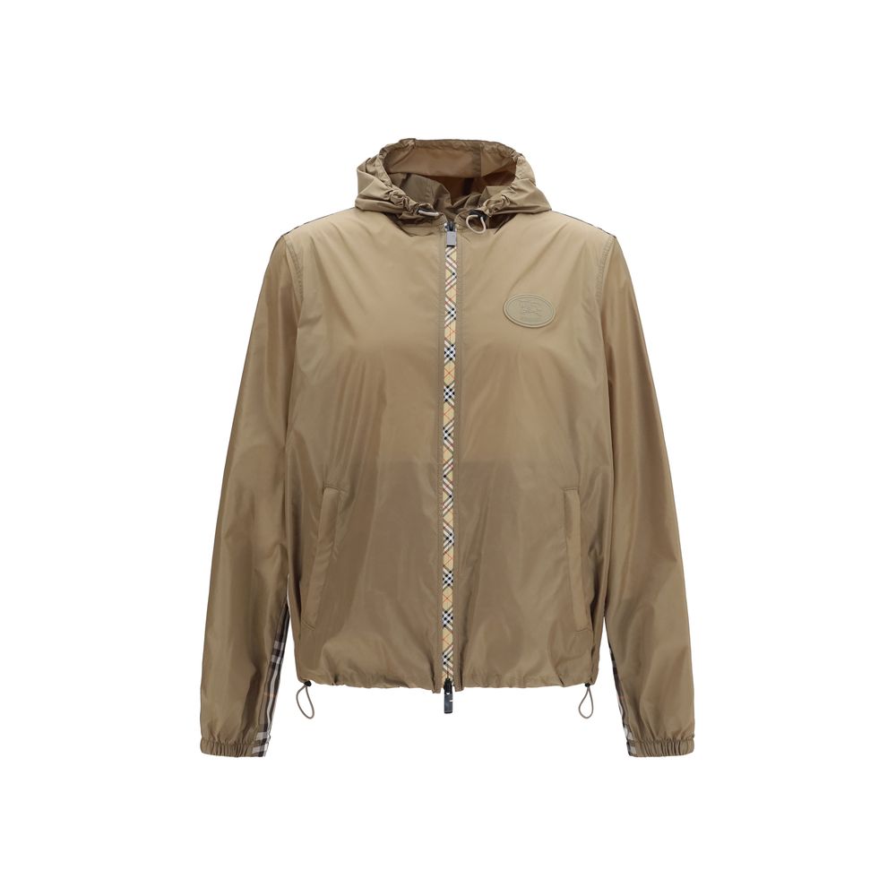 Men’s Burberry Brown Nylon Shell Jacket