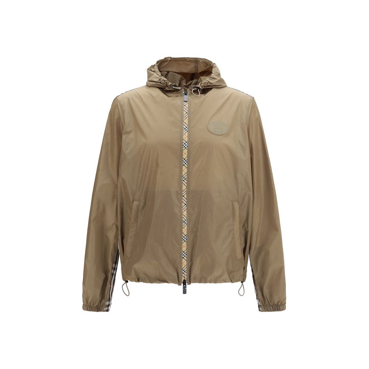 Men’s Burberry Brown Nylon Shell Jacket