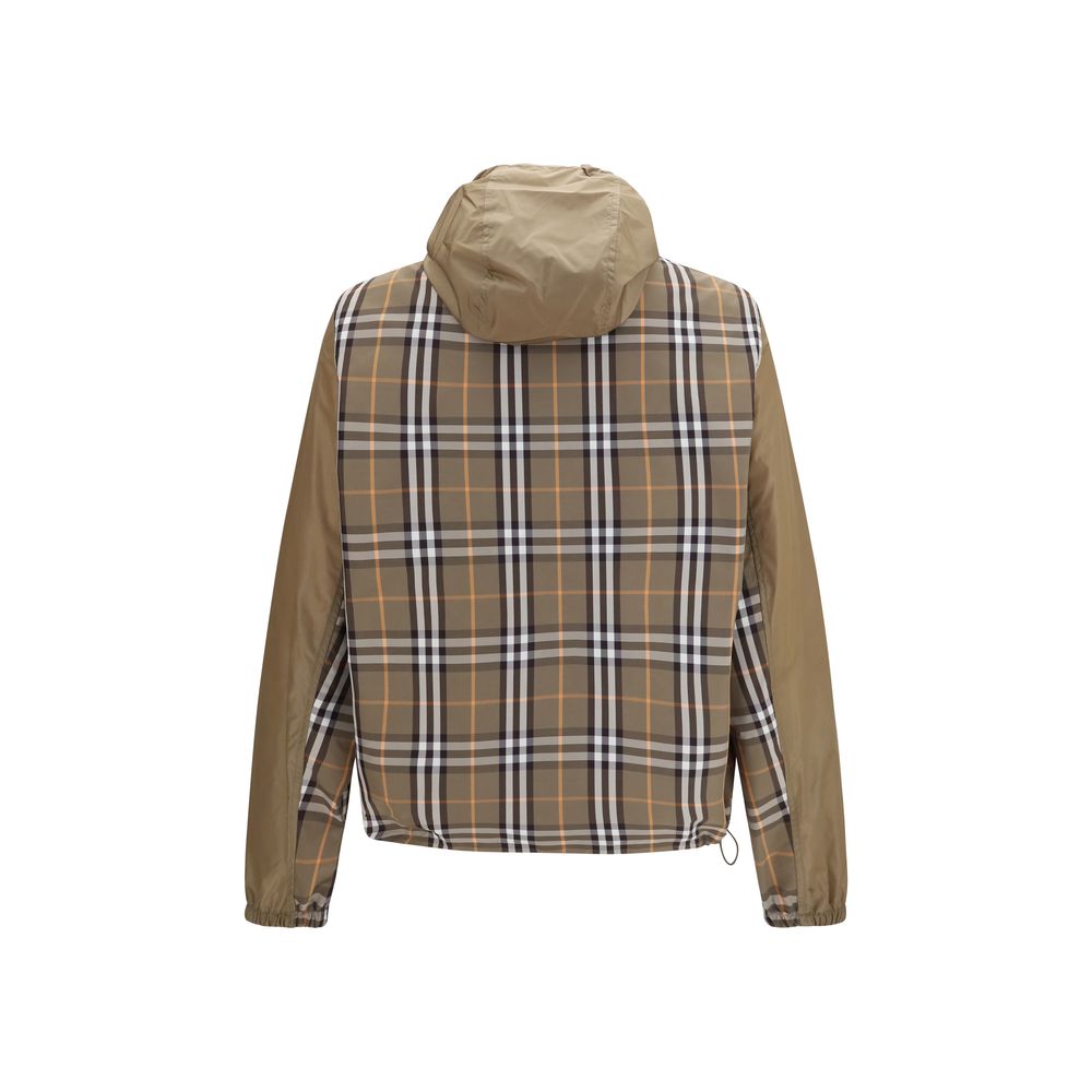 Men’s Burberry Brown Nylon Shell Jacket