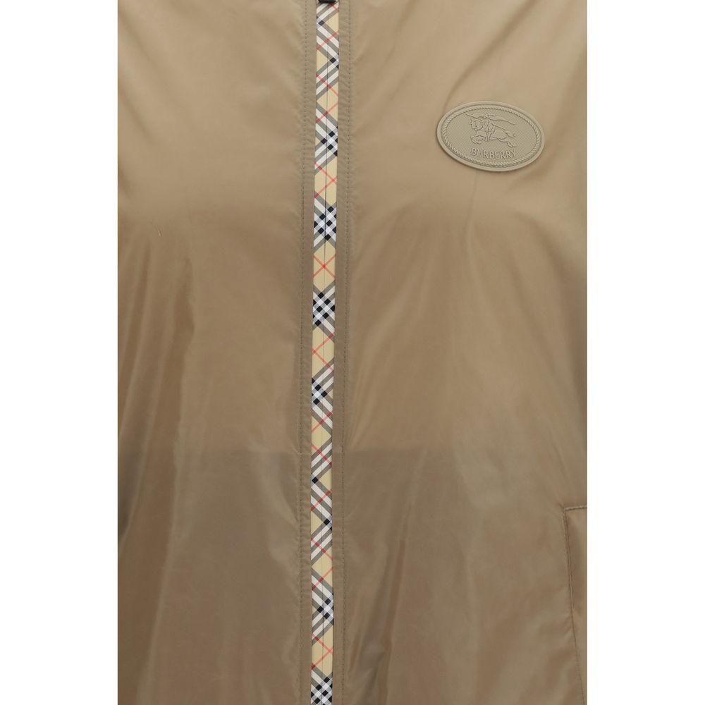 Men’s Burberry Brown Nylon Shell Jacket