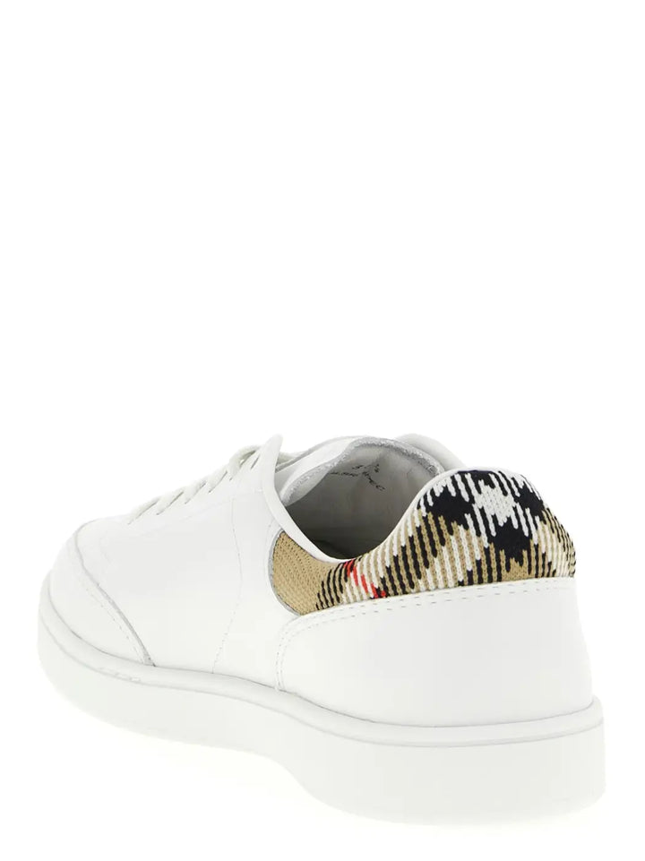 Men’s Burberry Multicolor Cowhide Low Top Sneakers