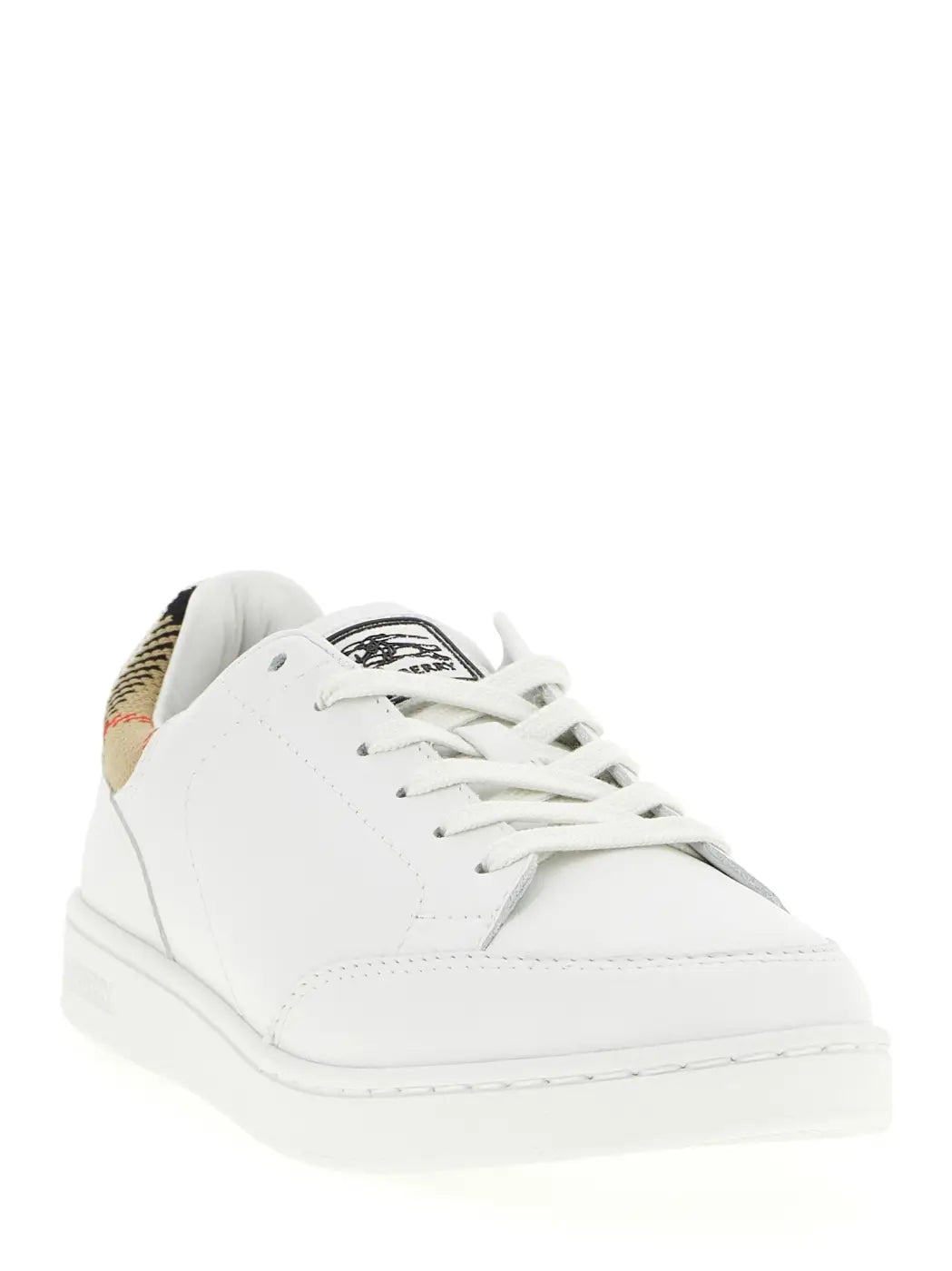 Men’s Burberry Multicolor Cowhide Low Top Sneakers