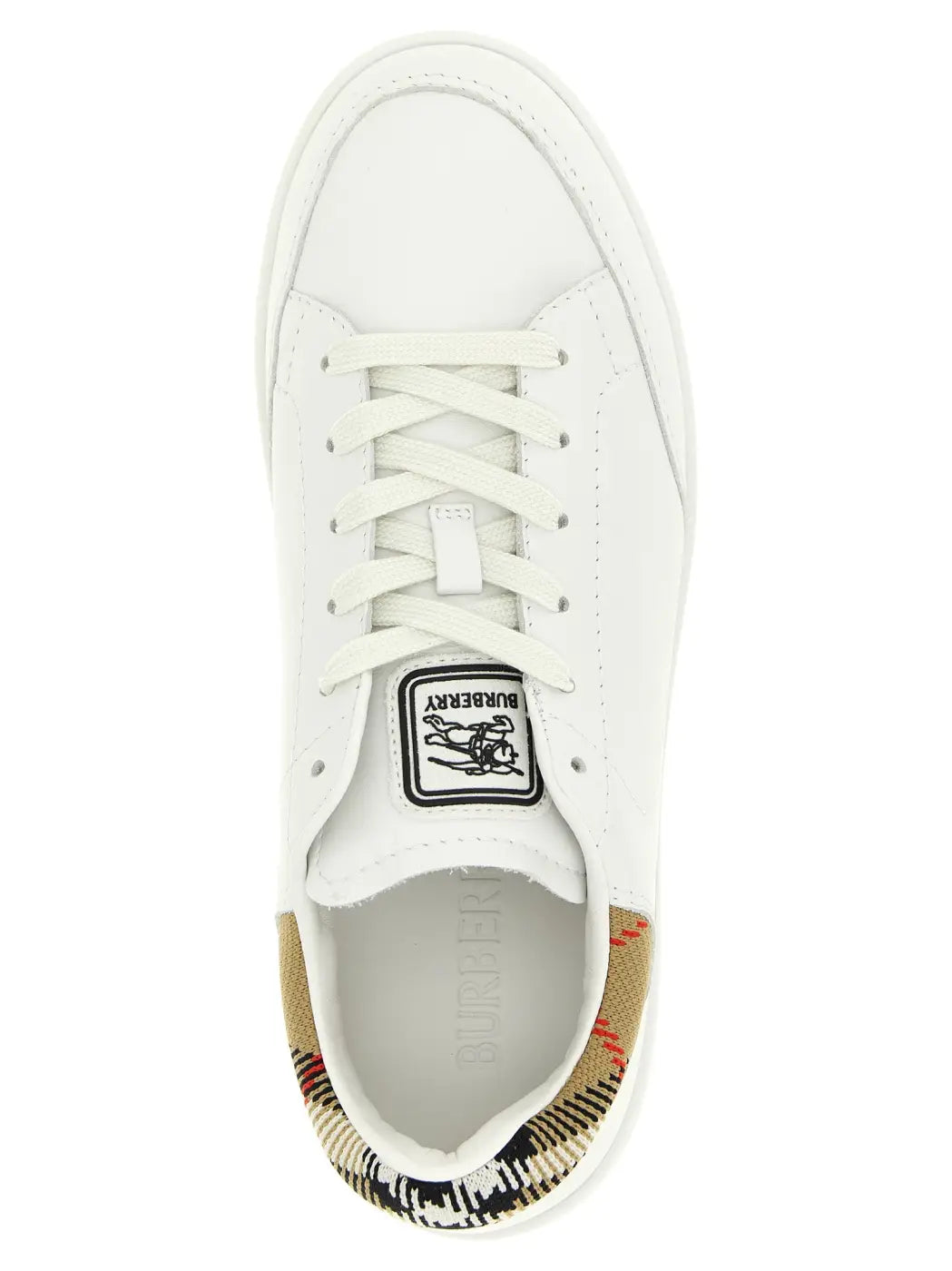 Men’s Burberry Multicolor Cowhide Low Top Sneakers