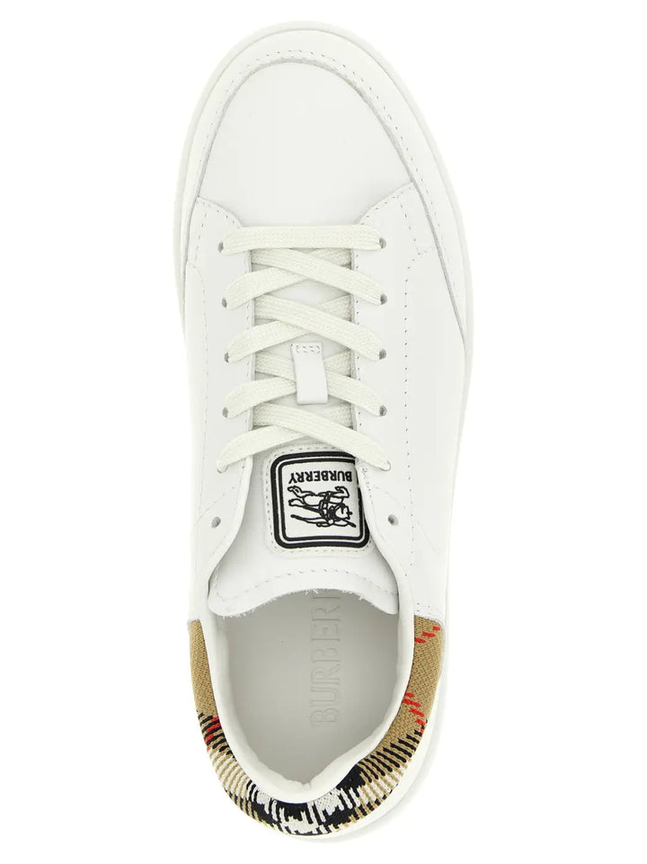 Men’s Burberry Multicolor Cowhide Low Top Sneakers