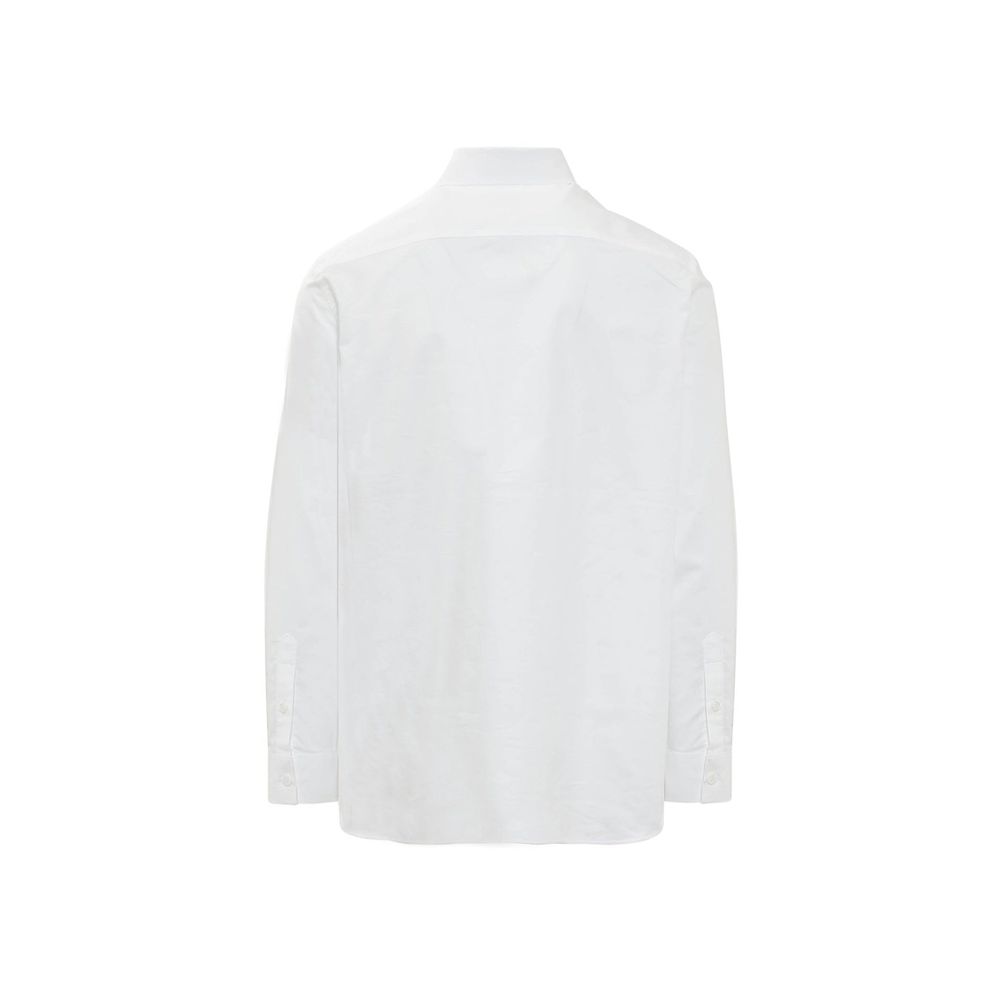Men’s Burberry White Cotton Dress Shirt