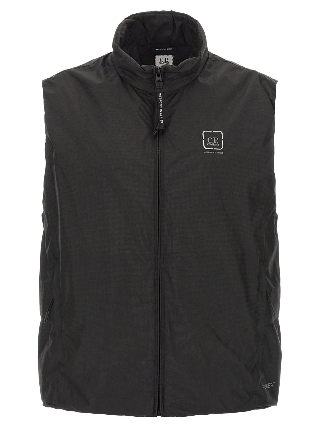 Men’s C.p. Company Black Polyamide Sleeveless Jacket