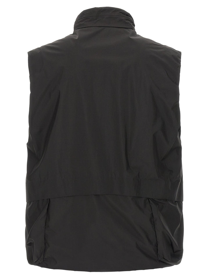 Men’s C.p. Company Black Polyamide Sleeveless Jacket