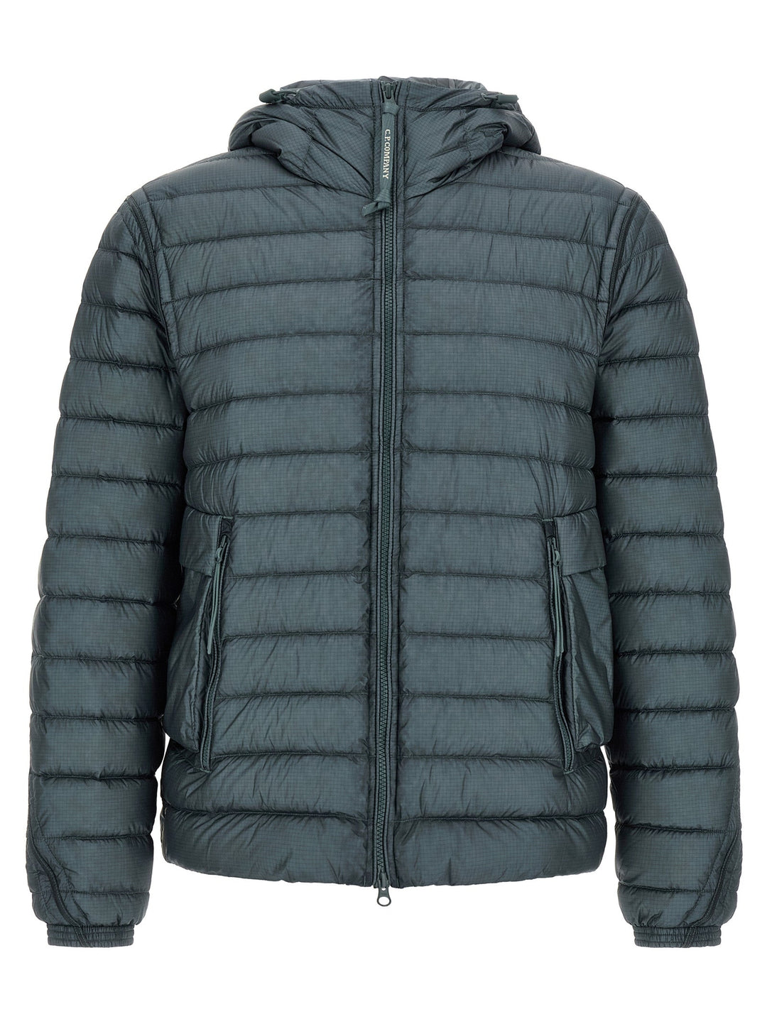 Men’s C.p. Company Blue Polyamide Full-length Jacket