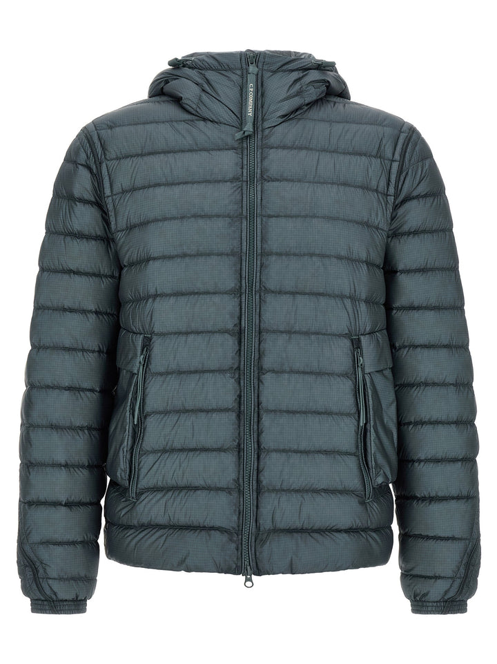 Men’s C.p. Company Blue Polyamide Full-length Jacket