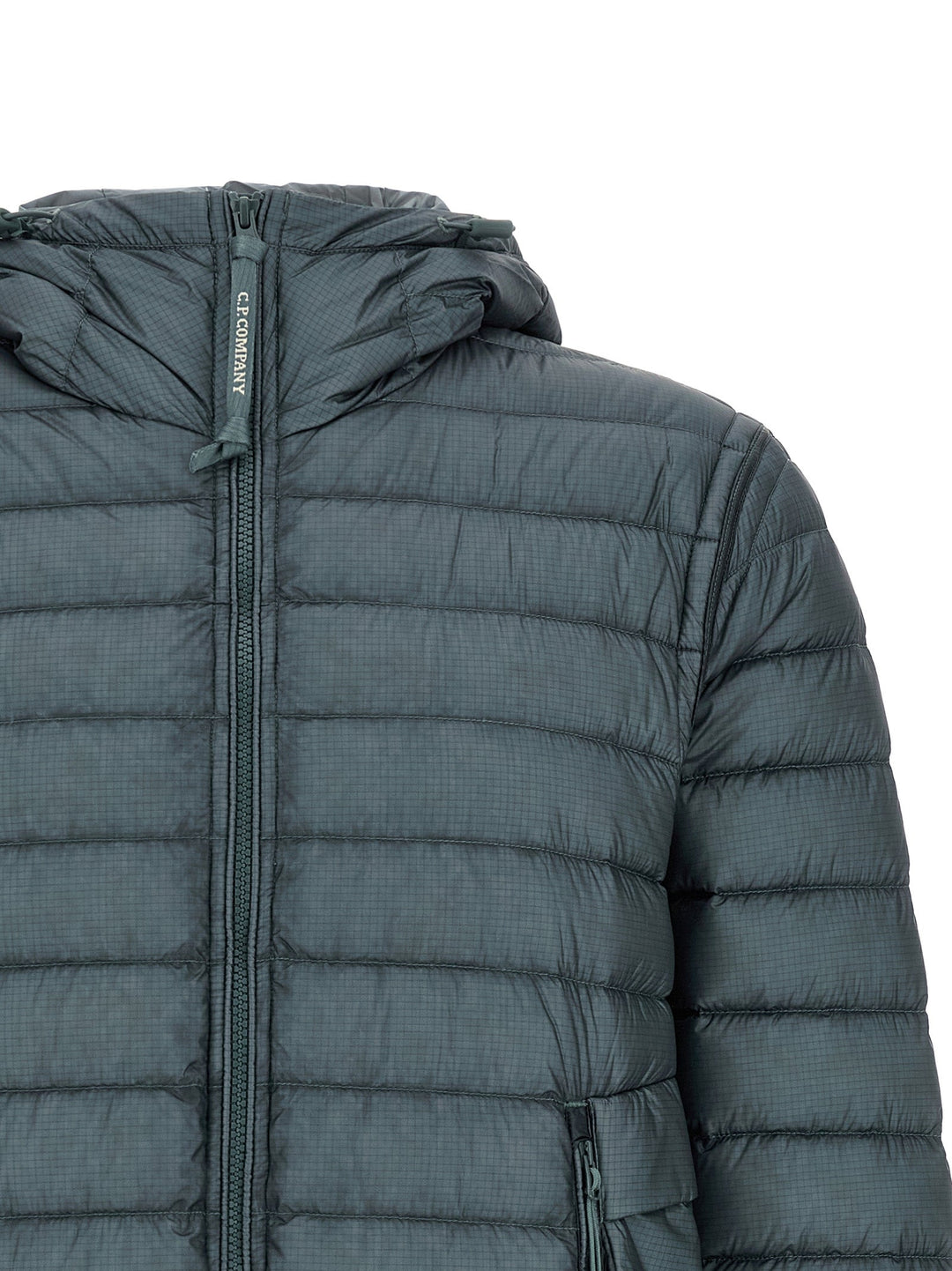 Men’s C.p. Company Blue Polyamide Full-length Jacket