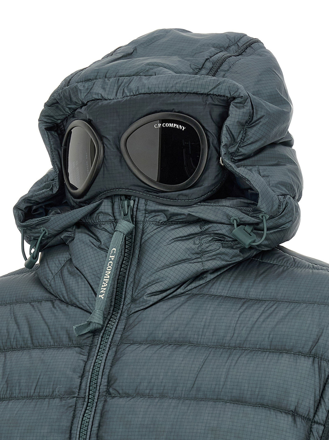 Men’s C.p. Company Blue Polyamide Full-length Jacket