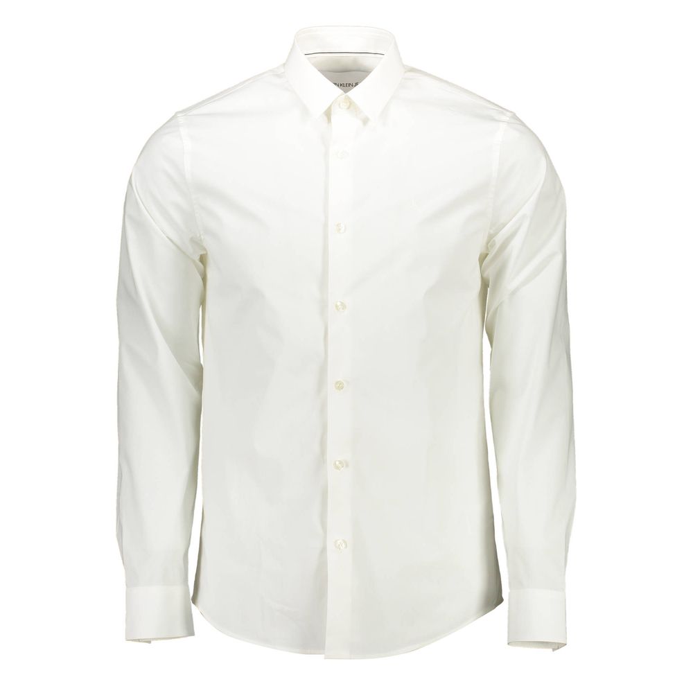 Men’s Calvin Klein Bianco Cotton Men Shirt