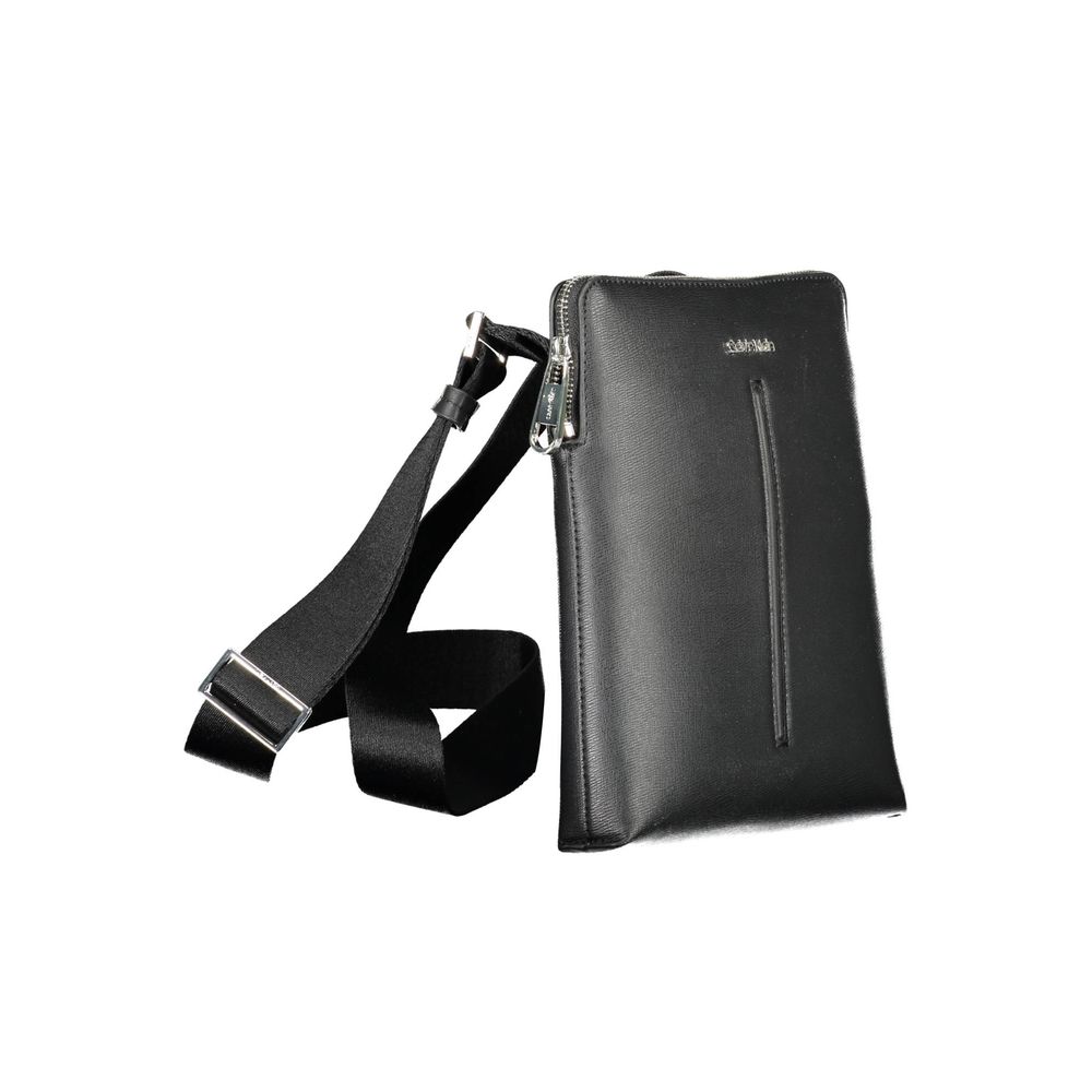 Men’s Calvin Klein Black Polyurethane Men Shoulder Bag