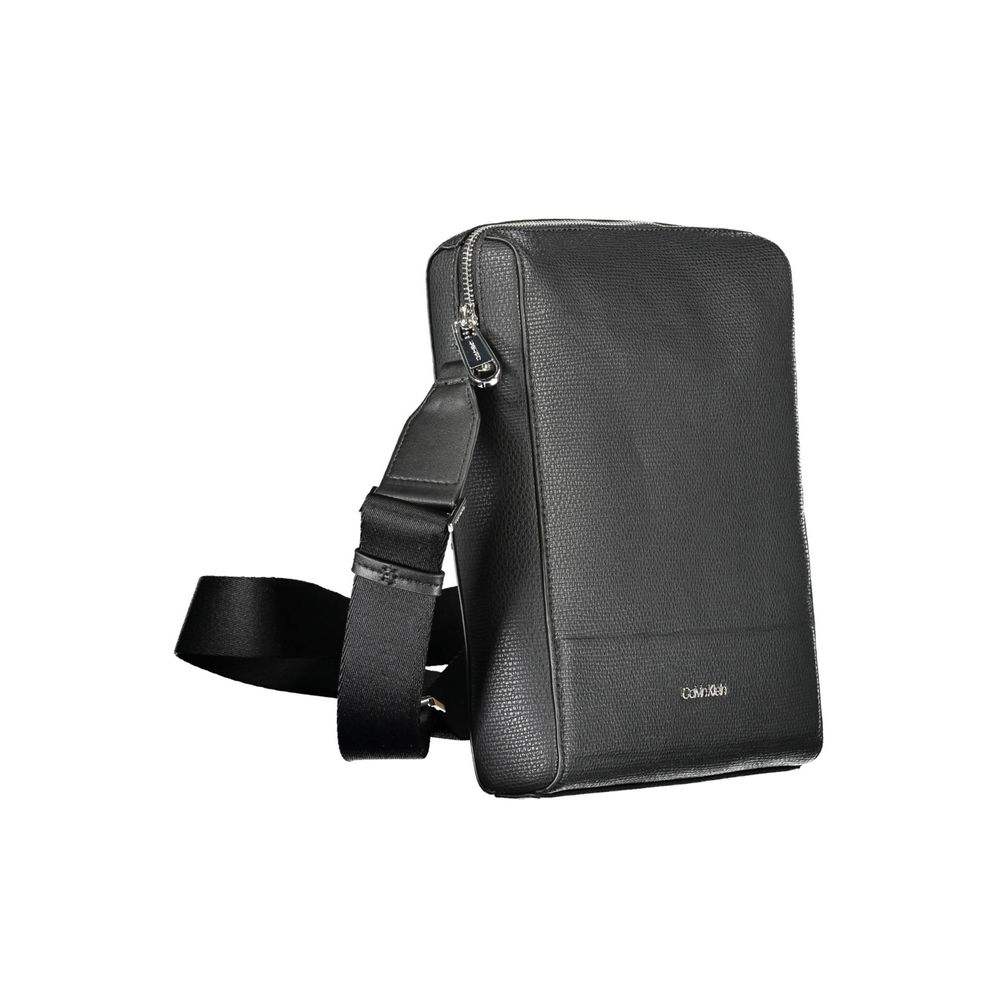 Men’s Calvin Klein Black Polyurethane Men Shoulder Bag