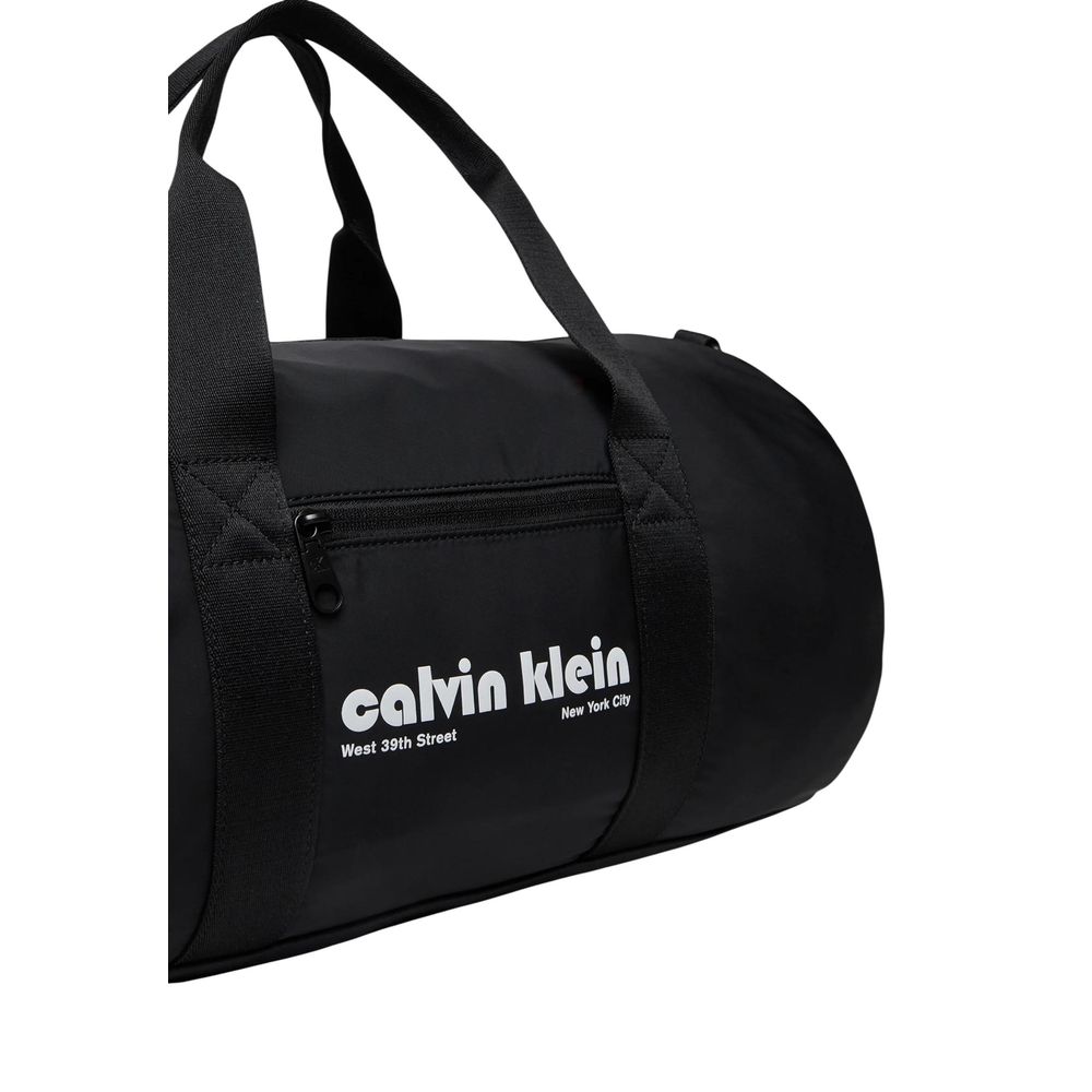 Men’s Calvin Klein Black Recycled Polyester Duffel Bag