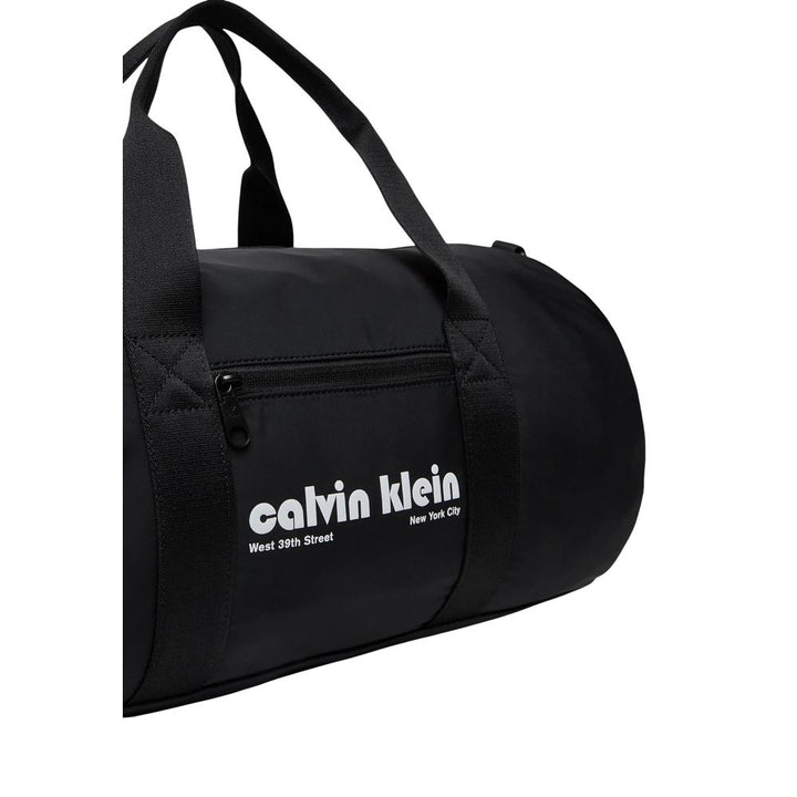 Men’s Calvin Klein Black Recycled Polyester Duffel Bag