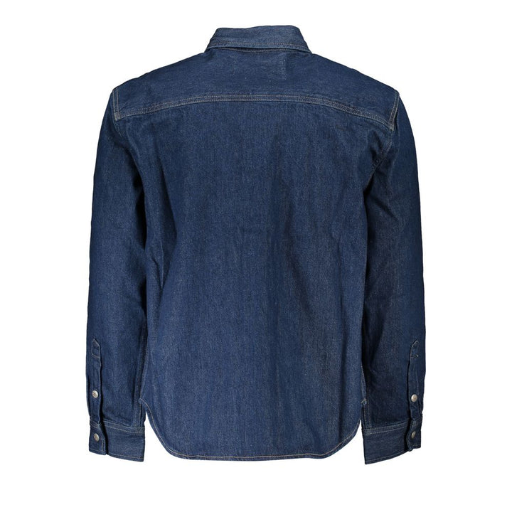 Men’s Calvin Klein Blu Cotton Men Jacket