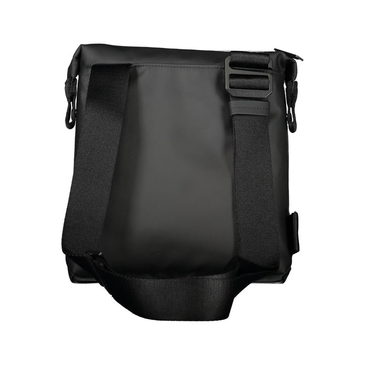 Men’s Calvin Klein Elegant Black Shoulder Bag with Contrast Details