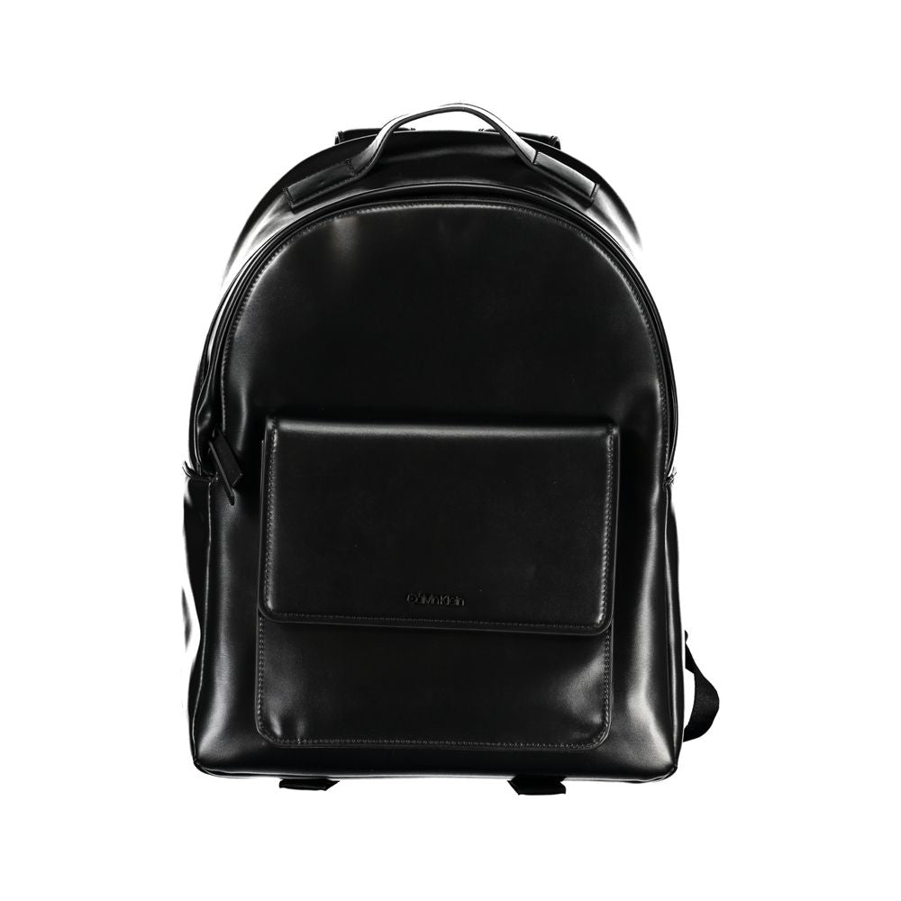 Men’s Calvin Klein Elegant Black Urban Backpack with Laptop Compartment