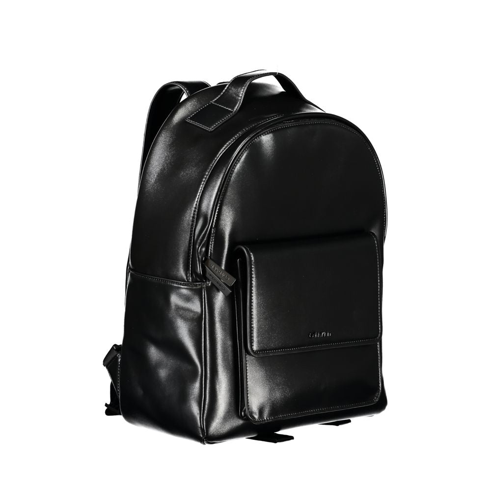 Men’s Calvin Klein Elegant Black Urban Backpack with Laptop Compartment