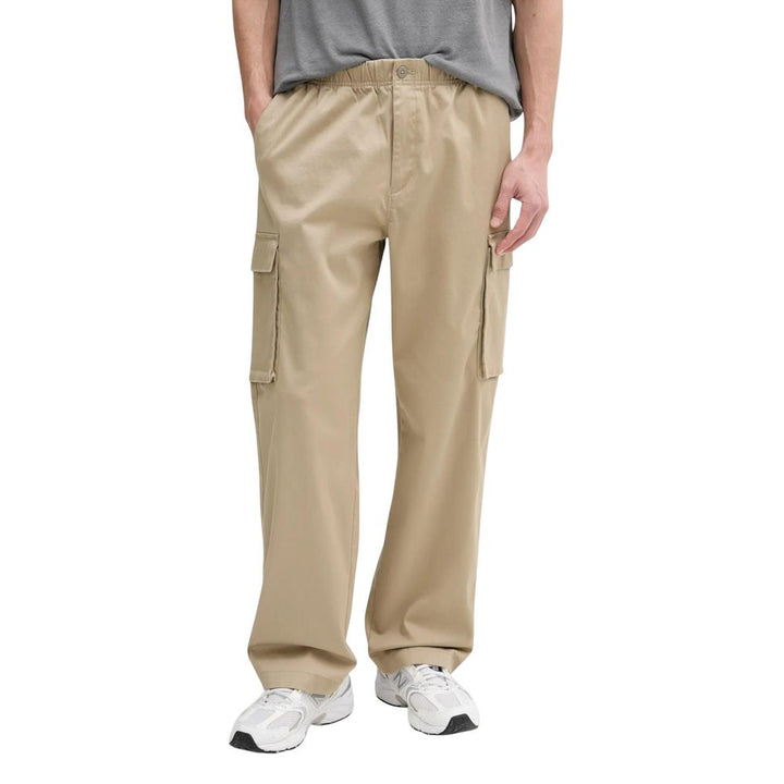 Men’s Calvin Klein Jeans Beige Cotton Cargo Pants