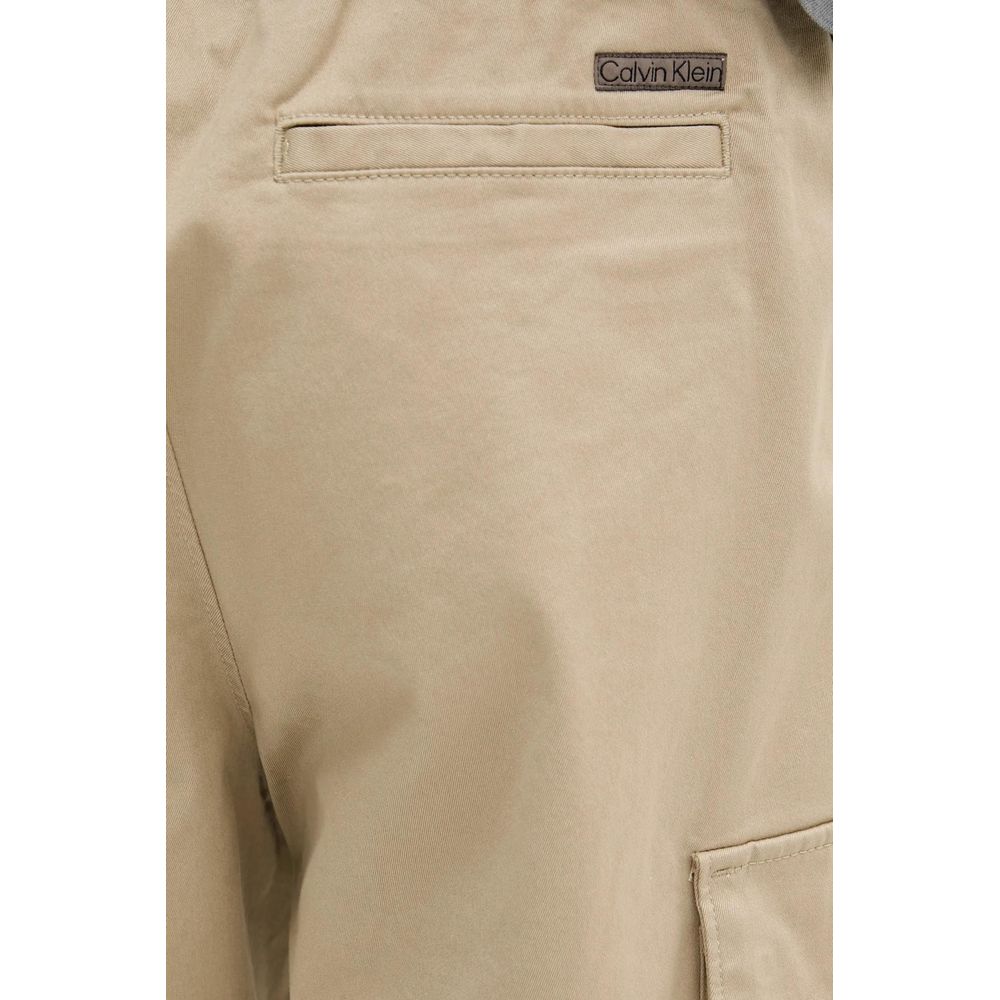 Men’s Calvin Klein Jeans Beige Cotton Cargo Pants