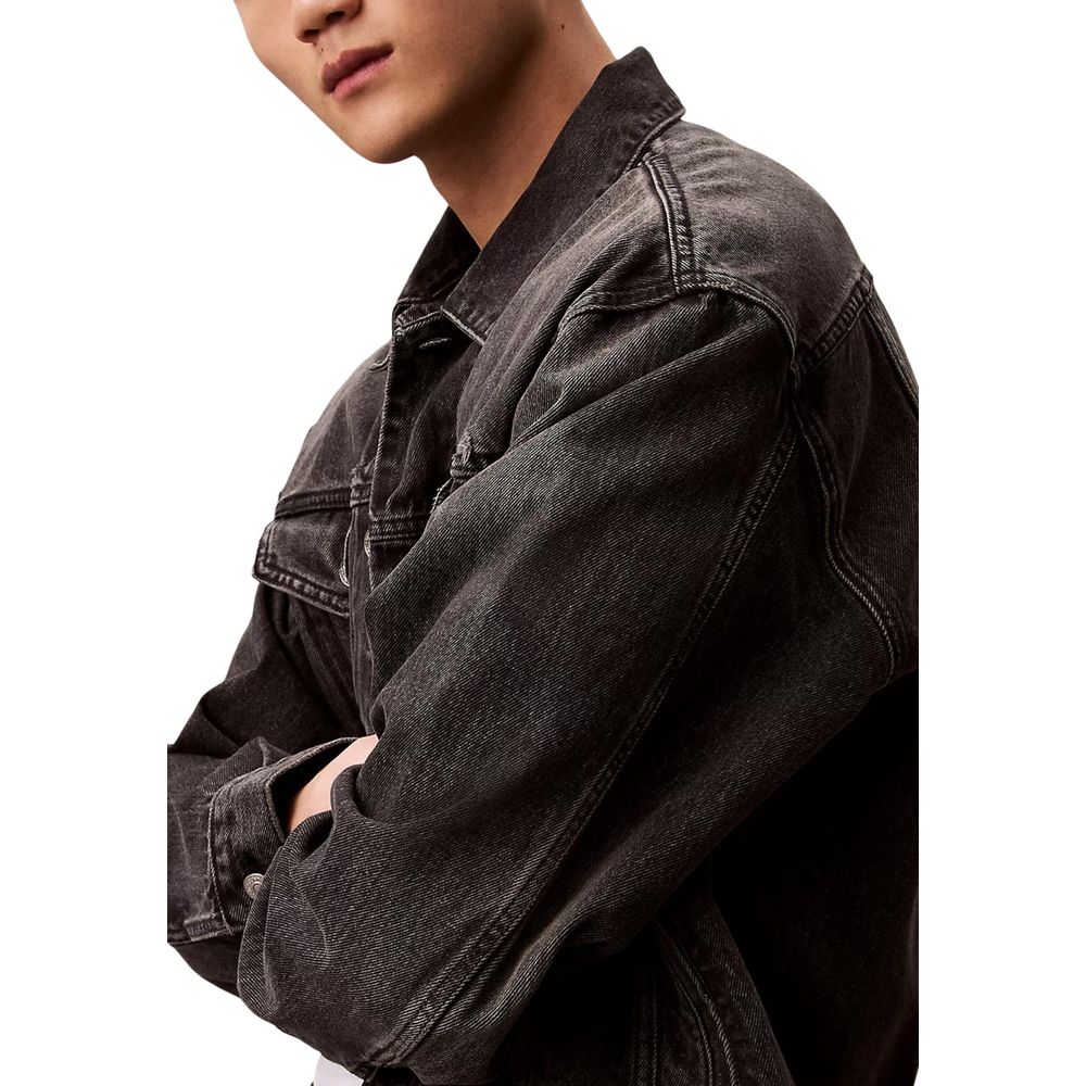 Men’s Calvin Klein Jeans Black Cotton Denim Jacket