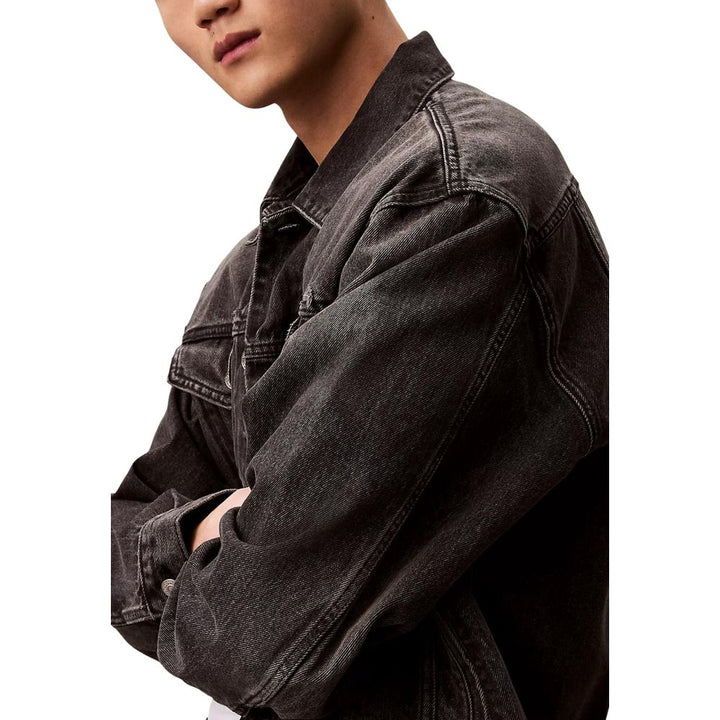 Men’s Calvin Klein Jeans Black Cotton Denim Jacket