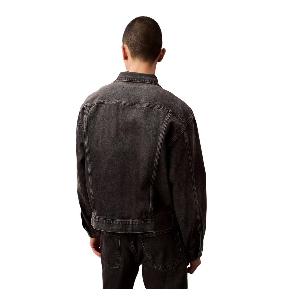 Men’s Calvin Klein Jeans Black Cotton Denim Jacket