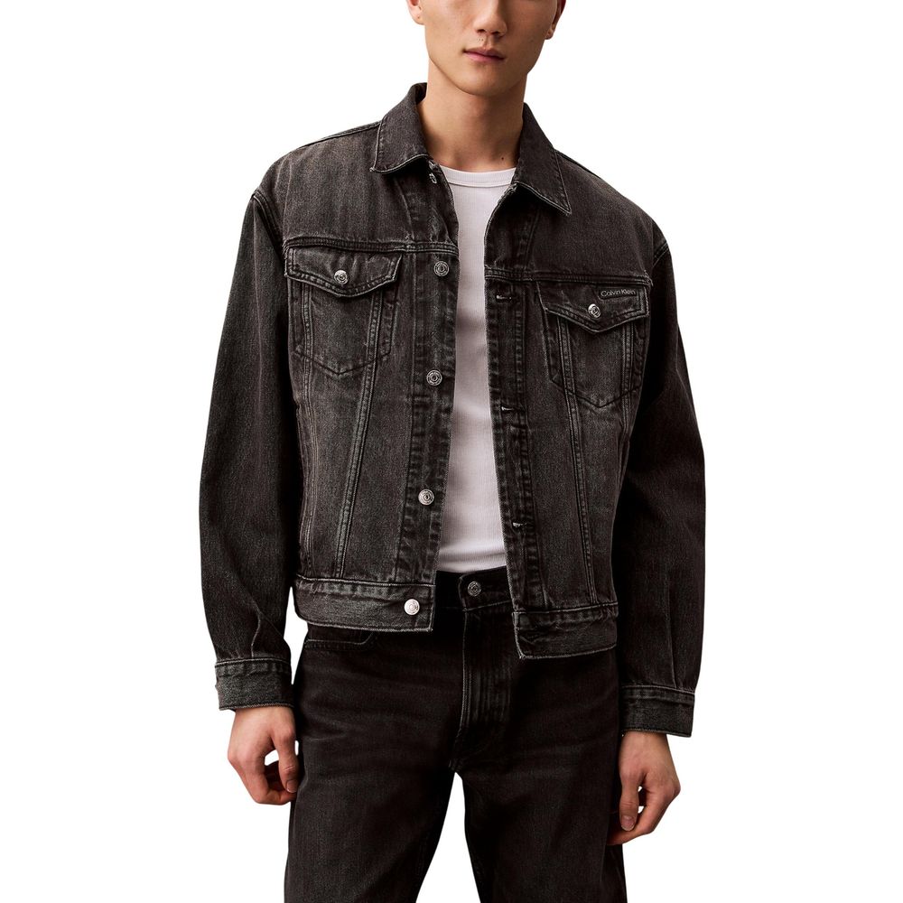 Men’s Calvin Klein Jeans Black Cotton Denim Jacket