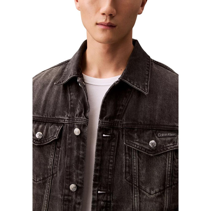 Men’s Calvin Klein Jeans Black Cotton Denim Jacket