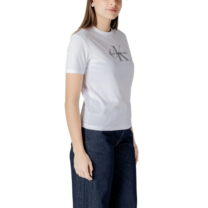Men’s Calvin Klein Jeans White Cotton T-shirt
