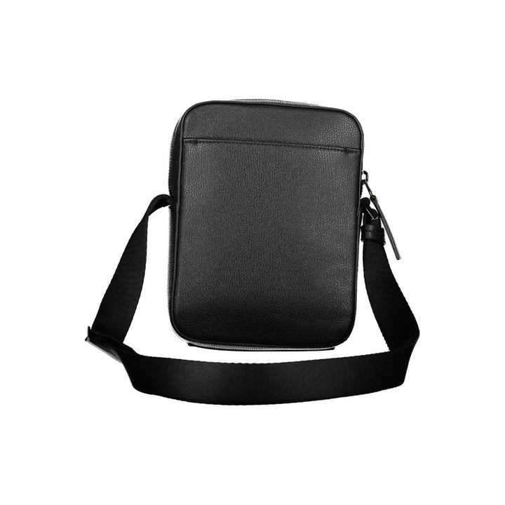 Men’s Calvin Klein Sleek Black Shoulder Bag with Logo Detail