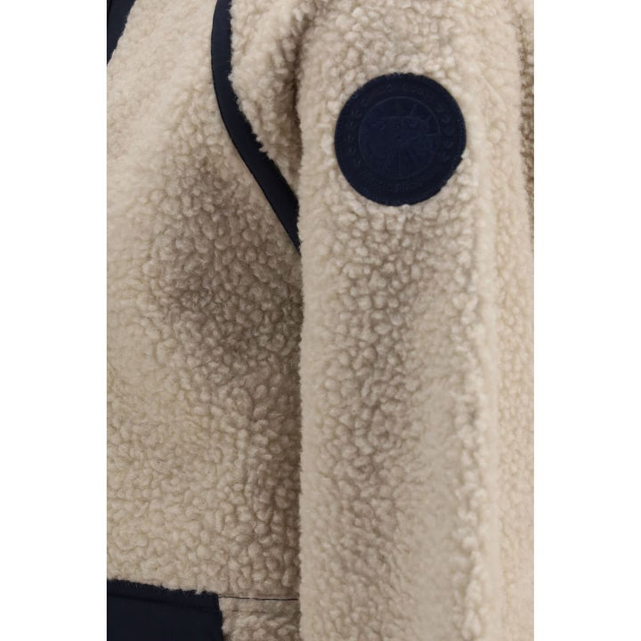 Men’s Canada Goose Beige Wool Oves Aries Shell Jacket