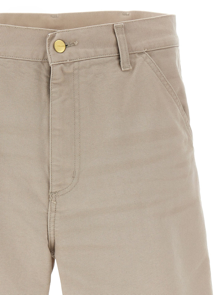 Men’s Carhartt Wip Beige Organic Cotton Bermuda Shorts