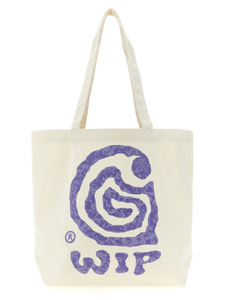 Men’s Carhartt Wip White Cotton Tote Bag